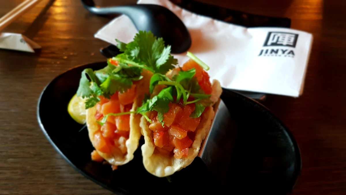 Salmon Poke Tacos