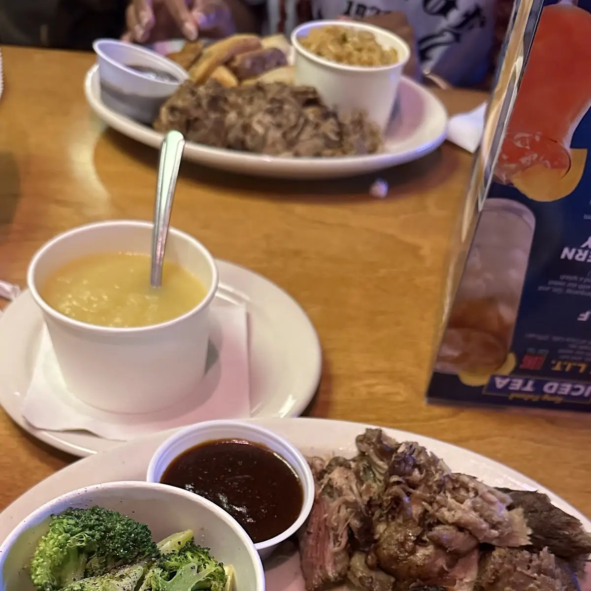 Pulled Pork Dinner with Broccoli