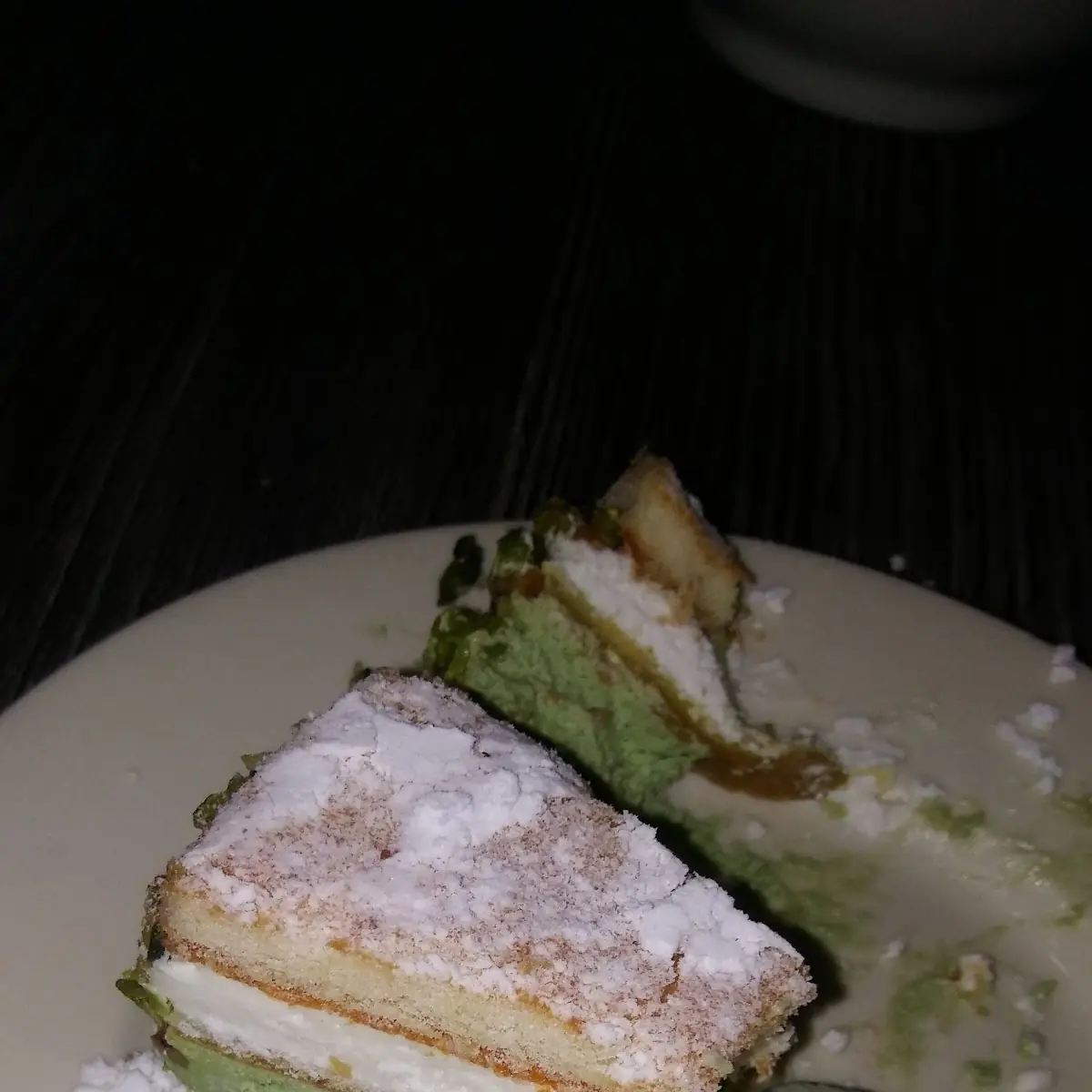 Pistachio Cheese Cake Slice