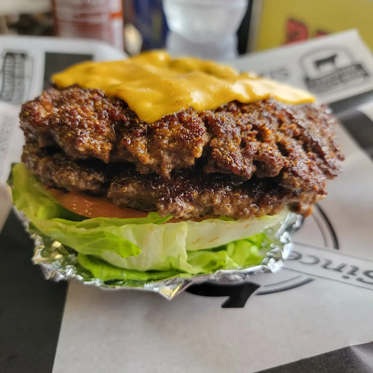 Double Bacon Cheese Burger Lettuce Wraps