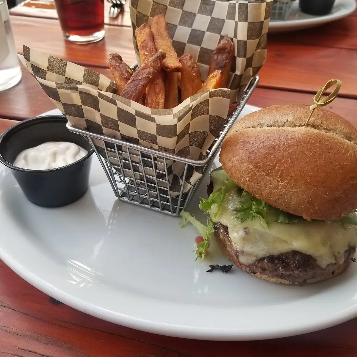 Bison Cheese Burger