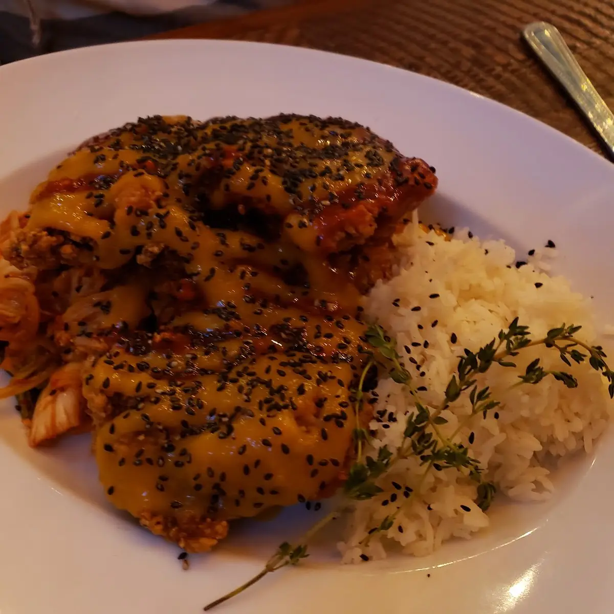Korean Fried Chicken with Jasmine Rice