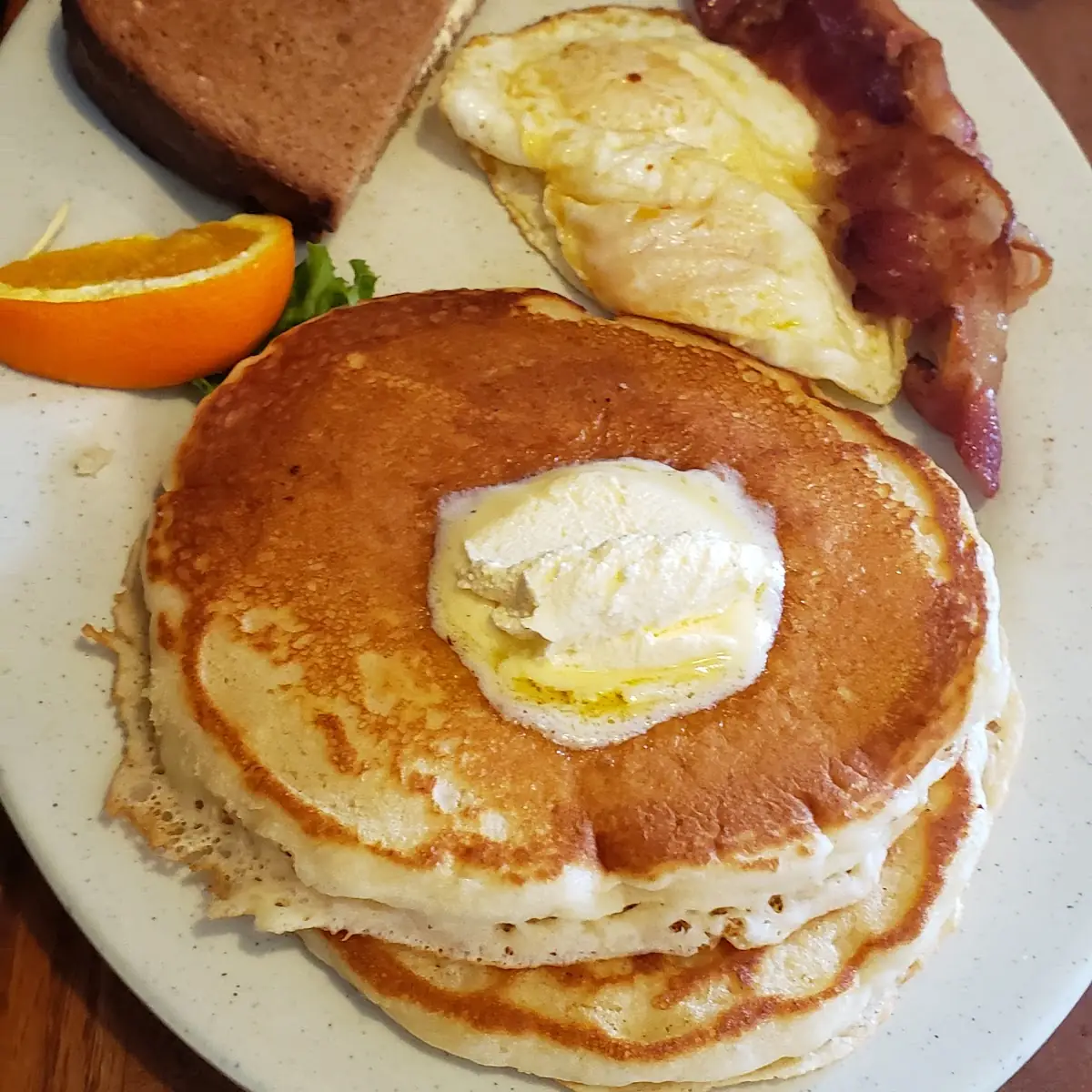 Golden Brown Pancake Combo