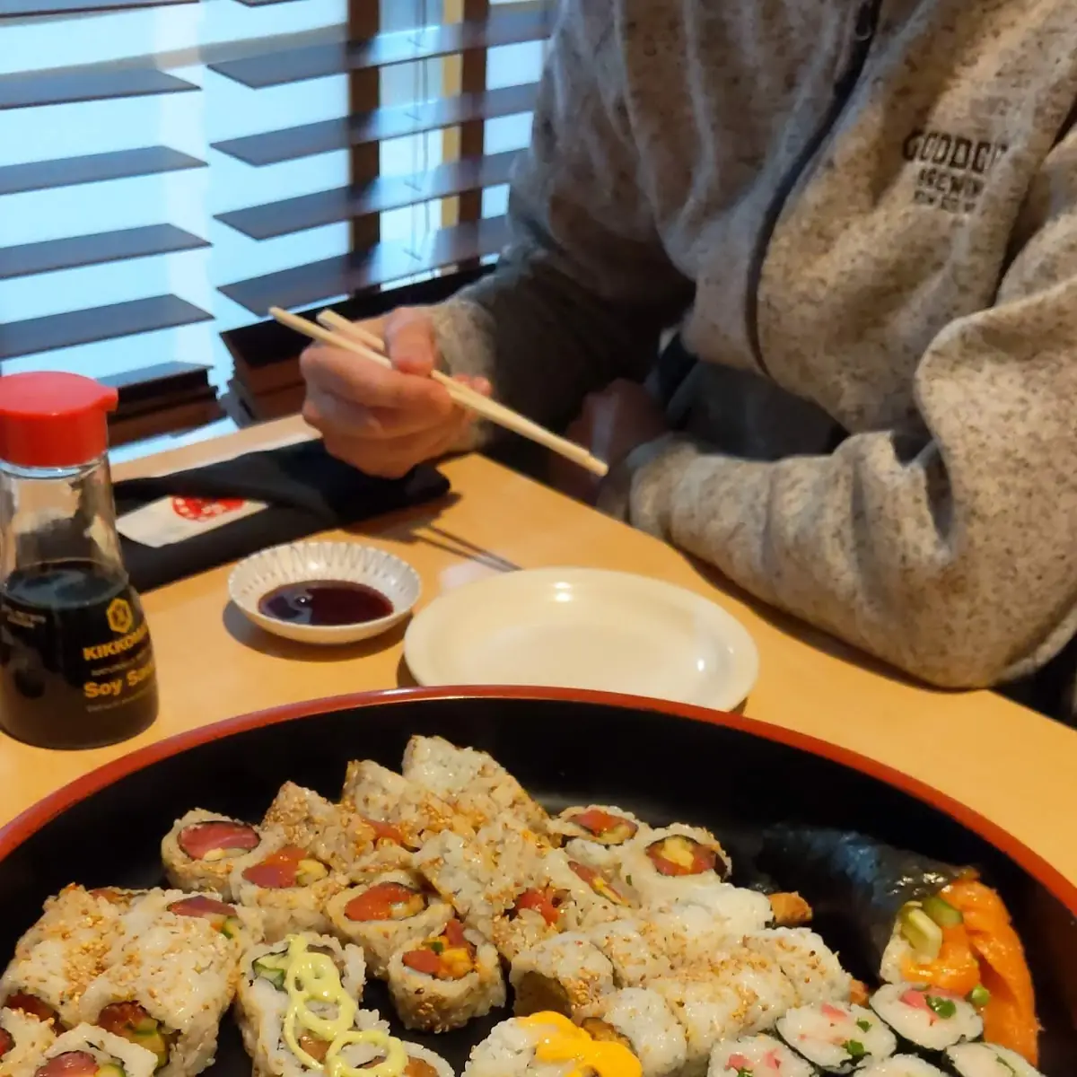 Kabocha Tempura Roll Chee on a Roll