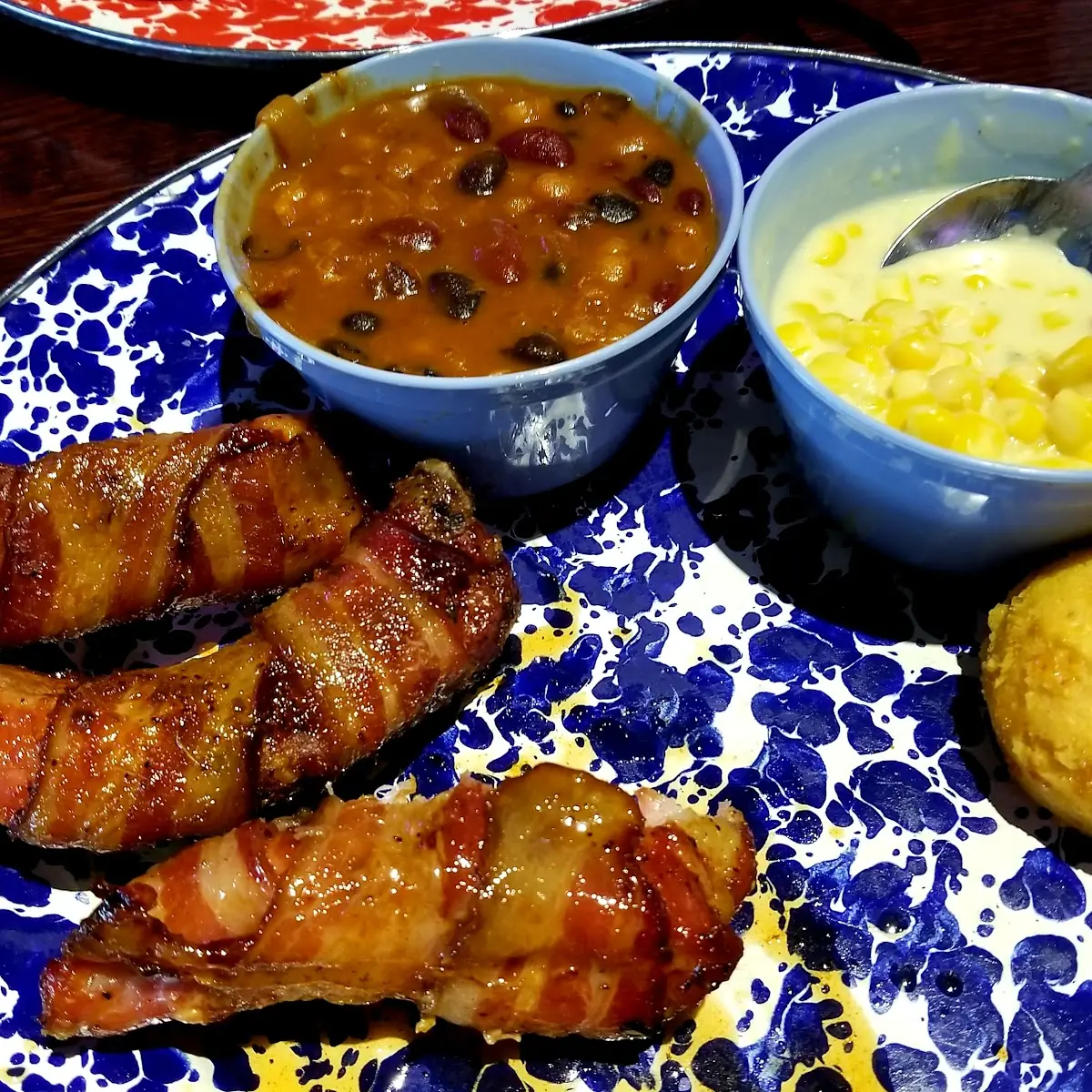 Bacon Wrapped Ribs
