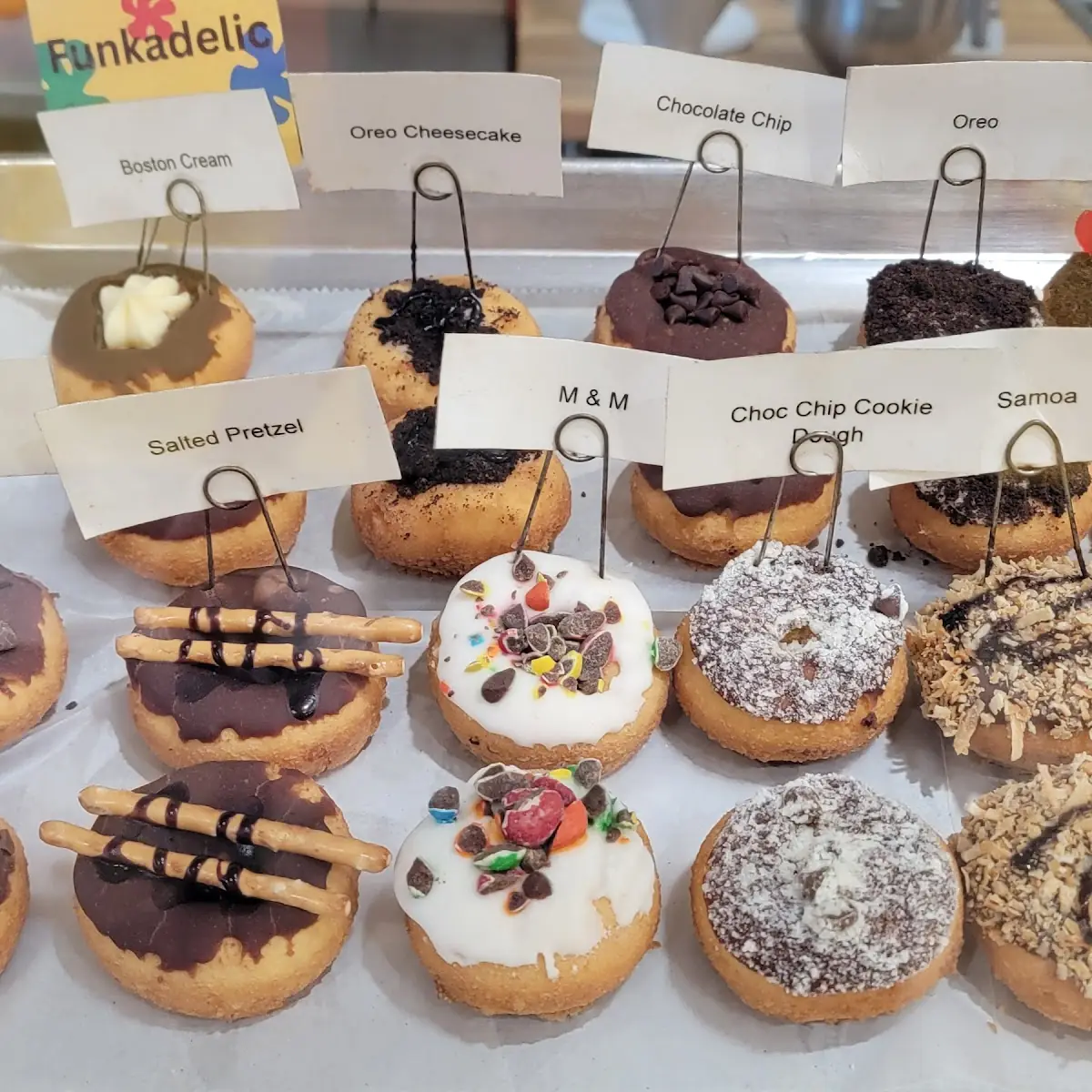 Assorted Mini Donuts with Toppings