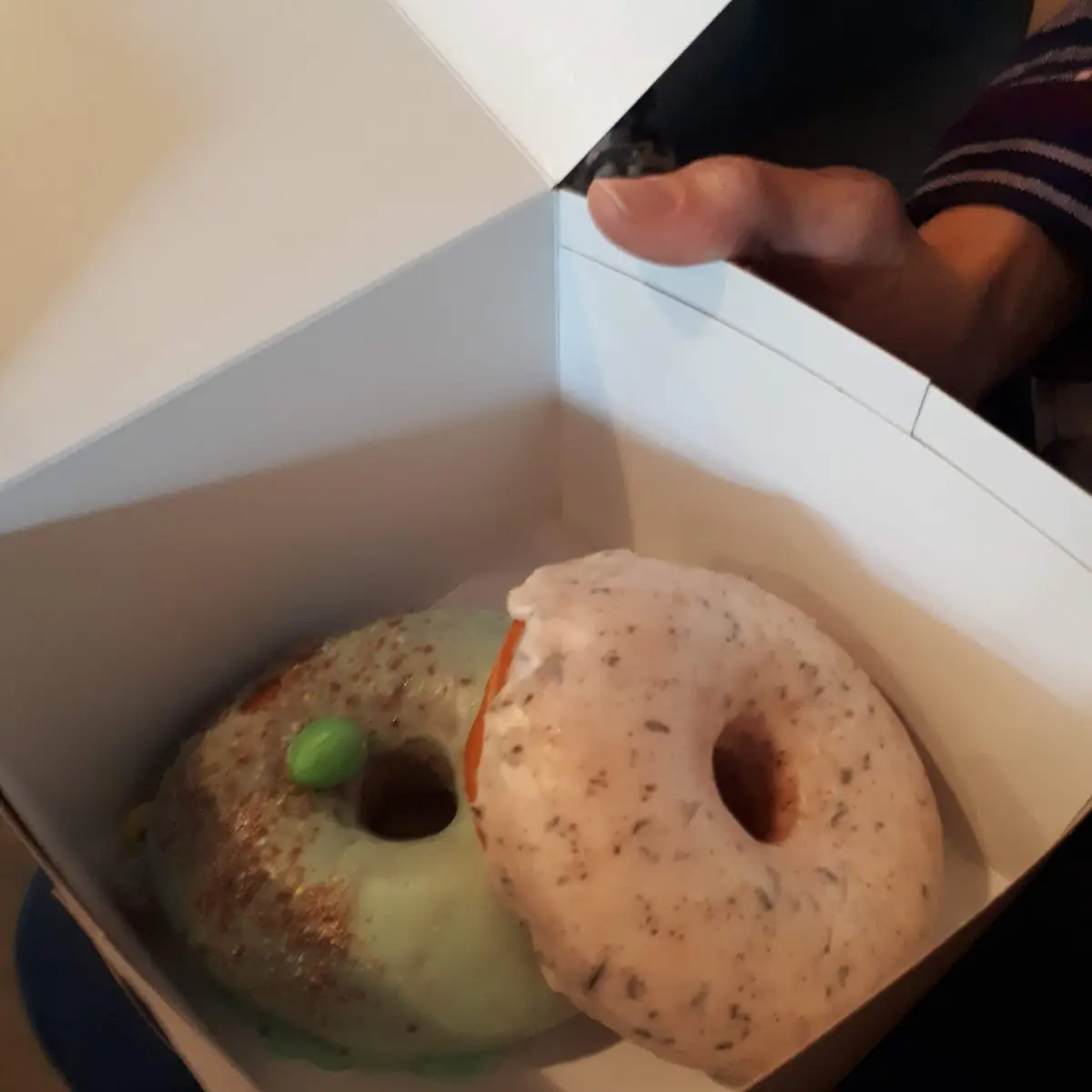 Mini Egg Donut and London Fog Donut