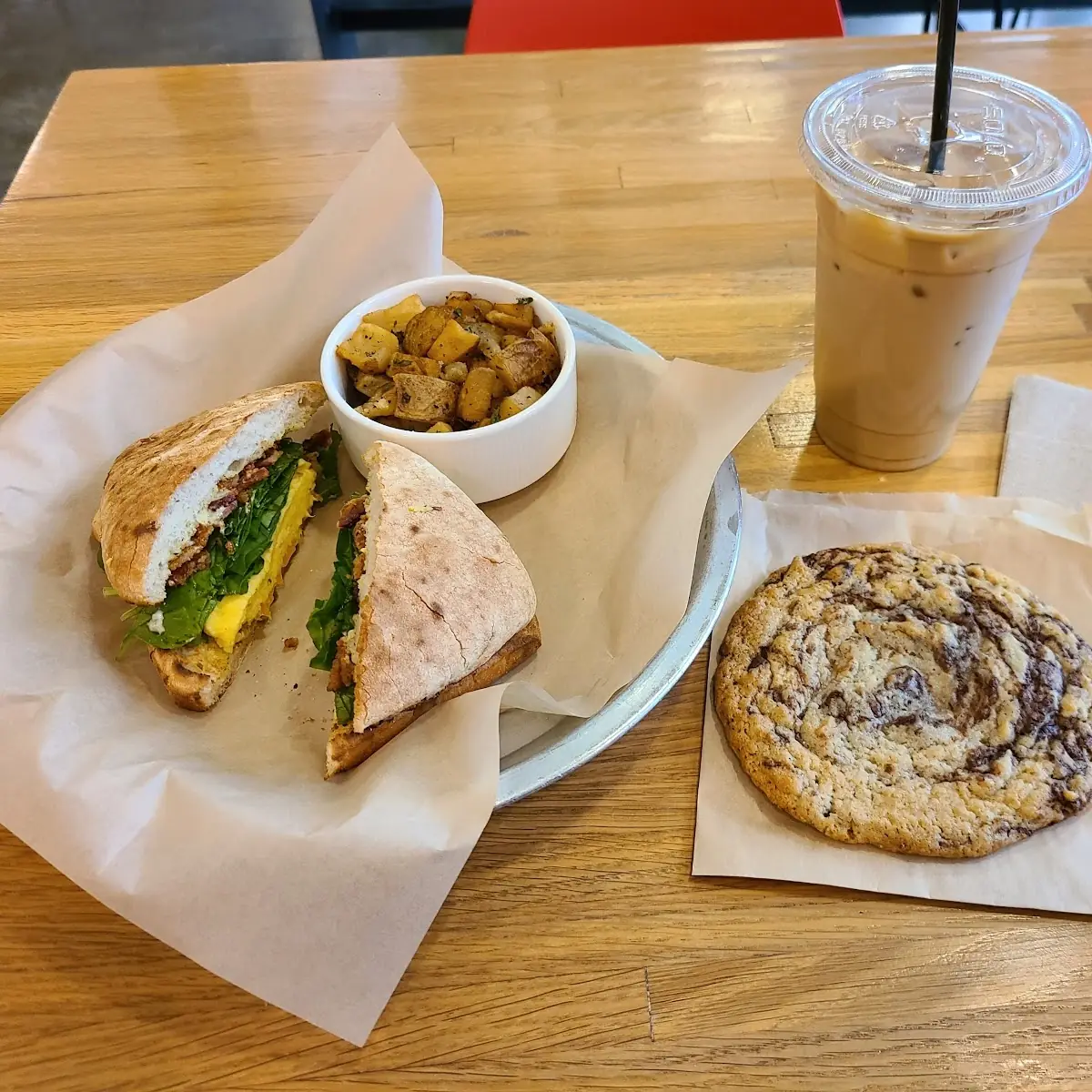 Chile-Basil Breakfast Sandwich