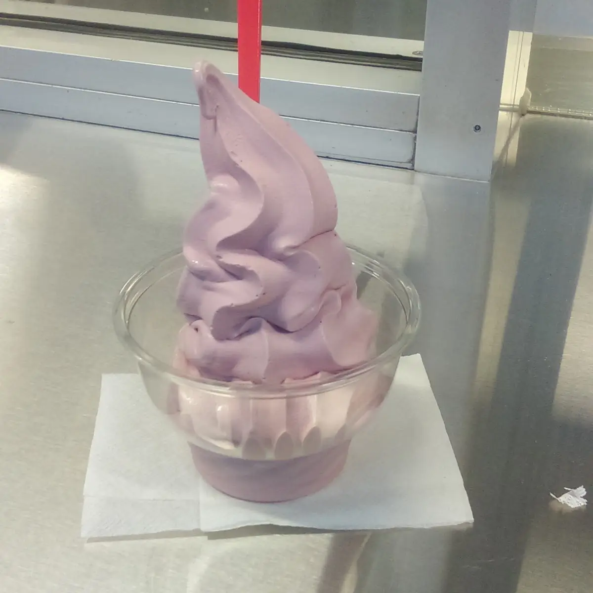 Black Raspberry Soft Serve