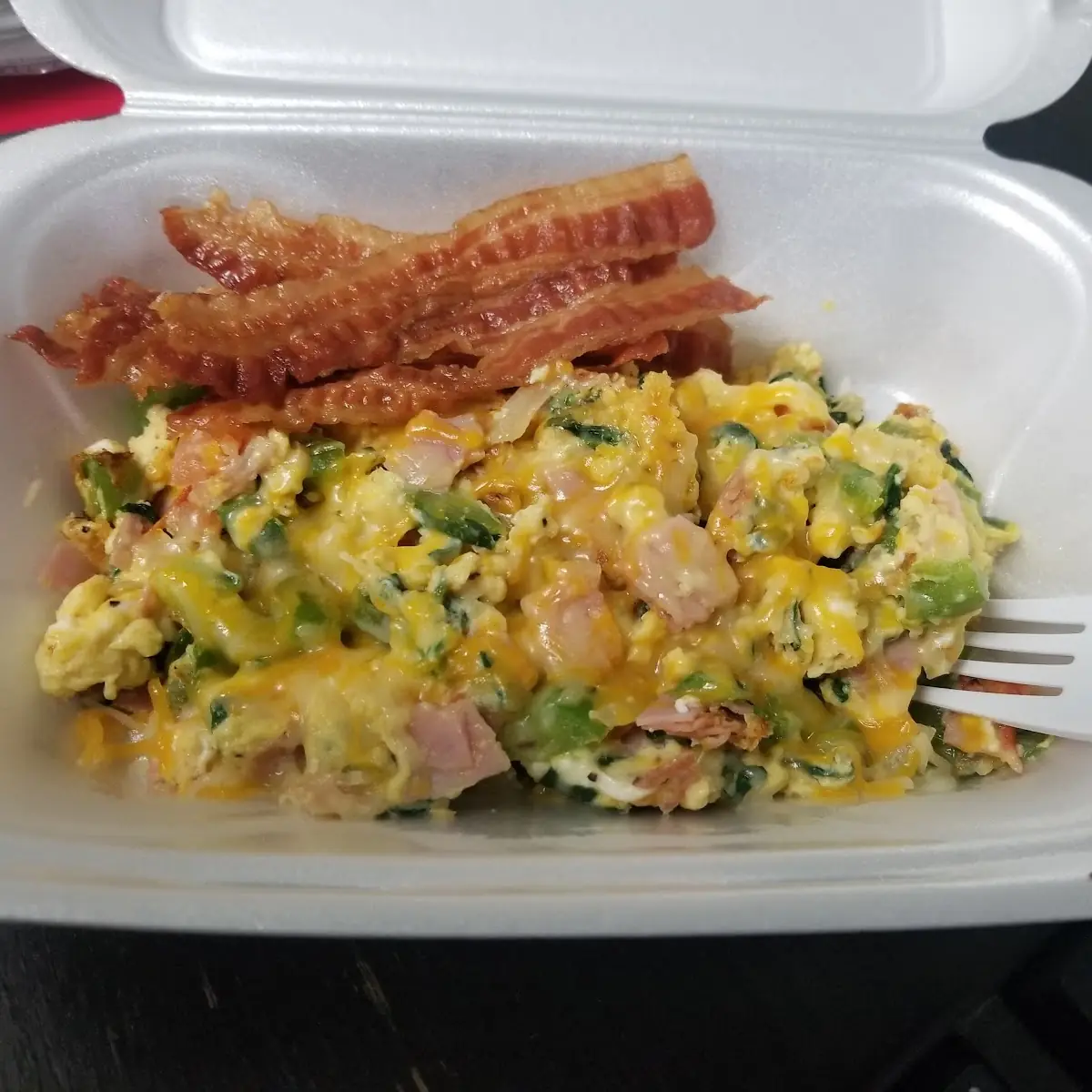 Ham Cheese Veggies Omelette
