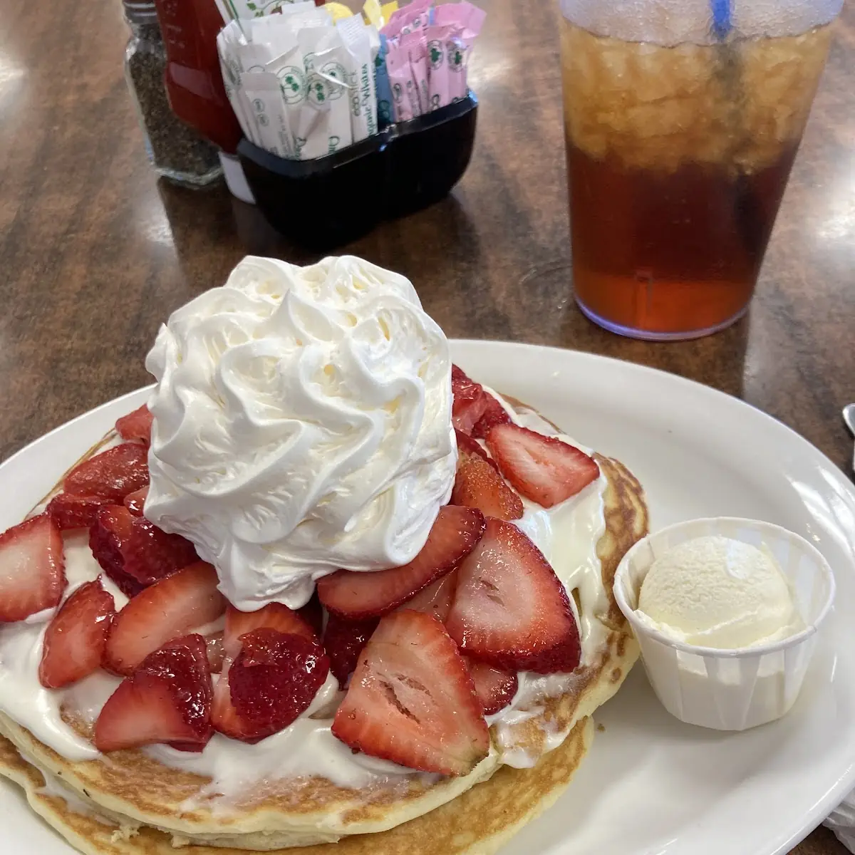 Strawberry Cheesecake Pancakes