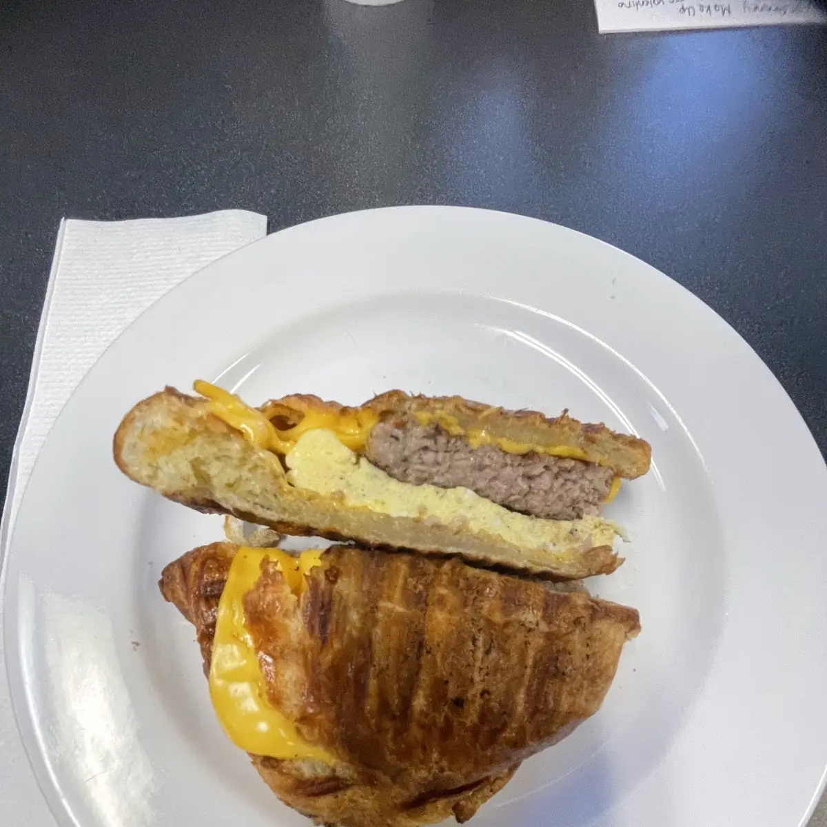 Sausage and Cheese Croissant