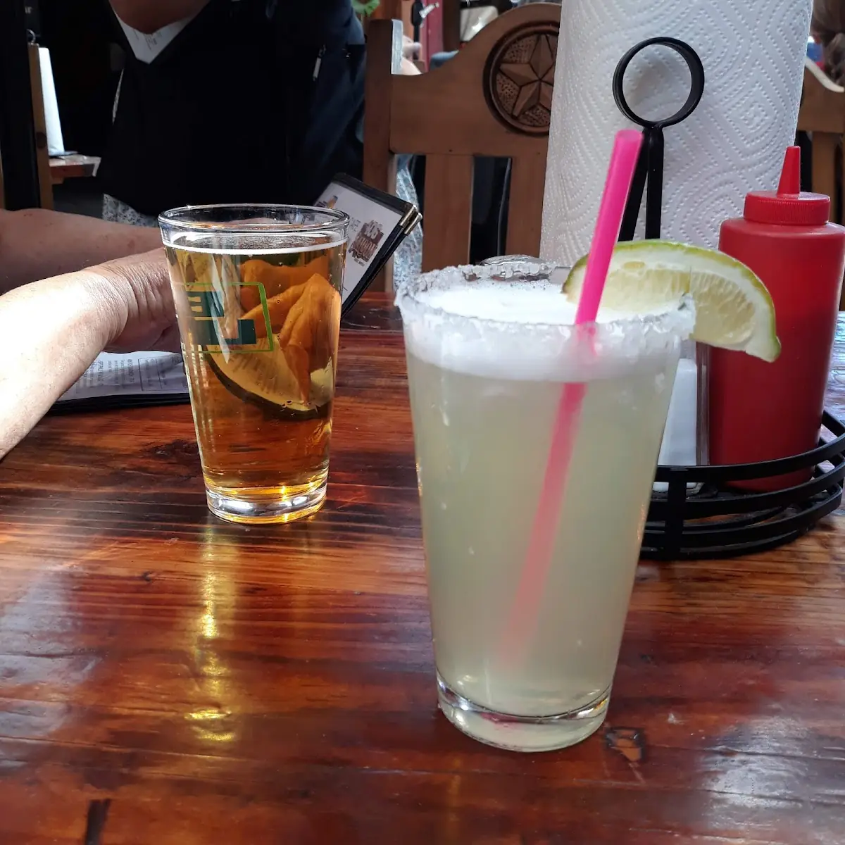 Bud Lite & a Cold Margherita