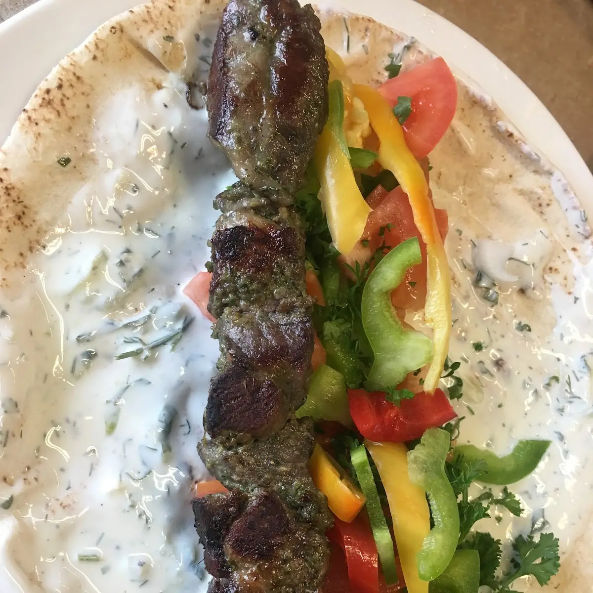 Kafta Shish Kebab Platter