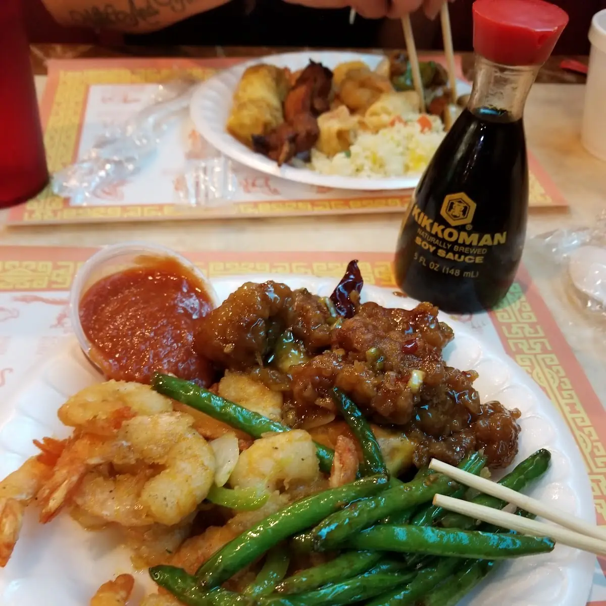 Fried Shrimp Buffet Plate