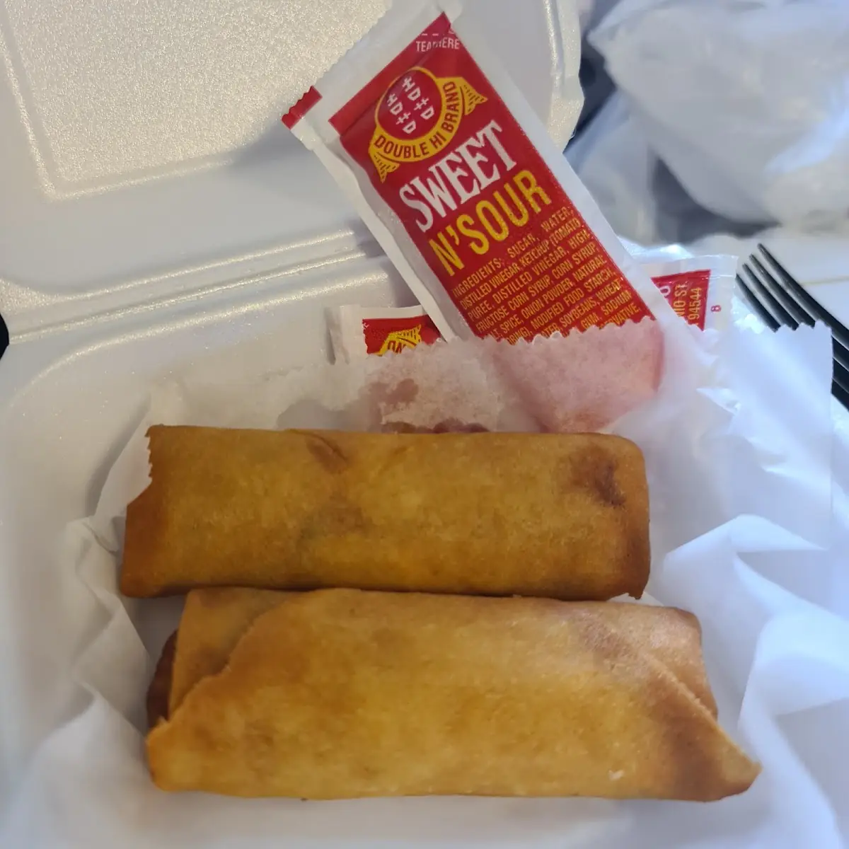 Vegetable Egg Rolls 2 pcs