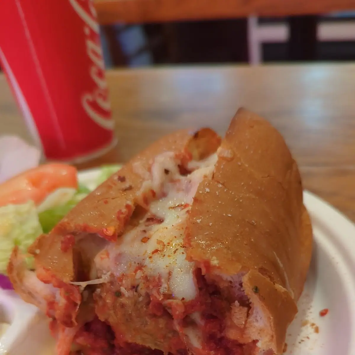 1 2 of a Meatball Sandwich