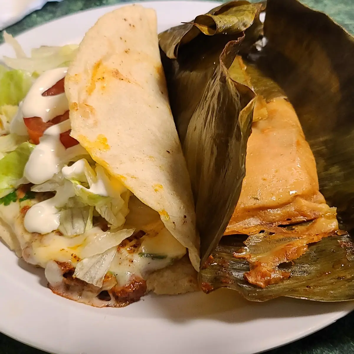 Chicken Enchiladas and Quesadilla