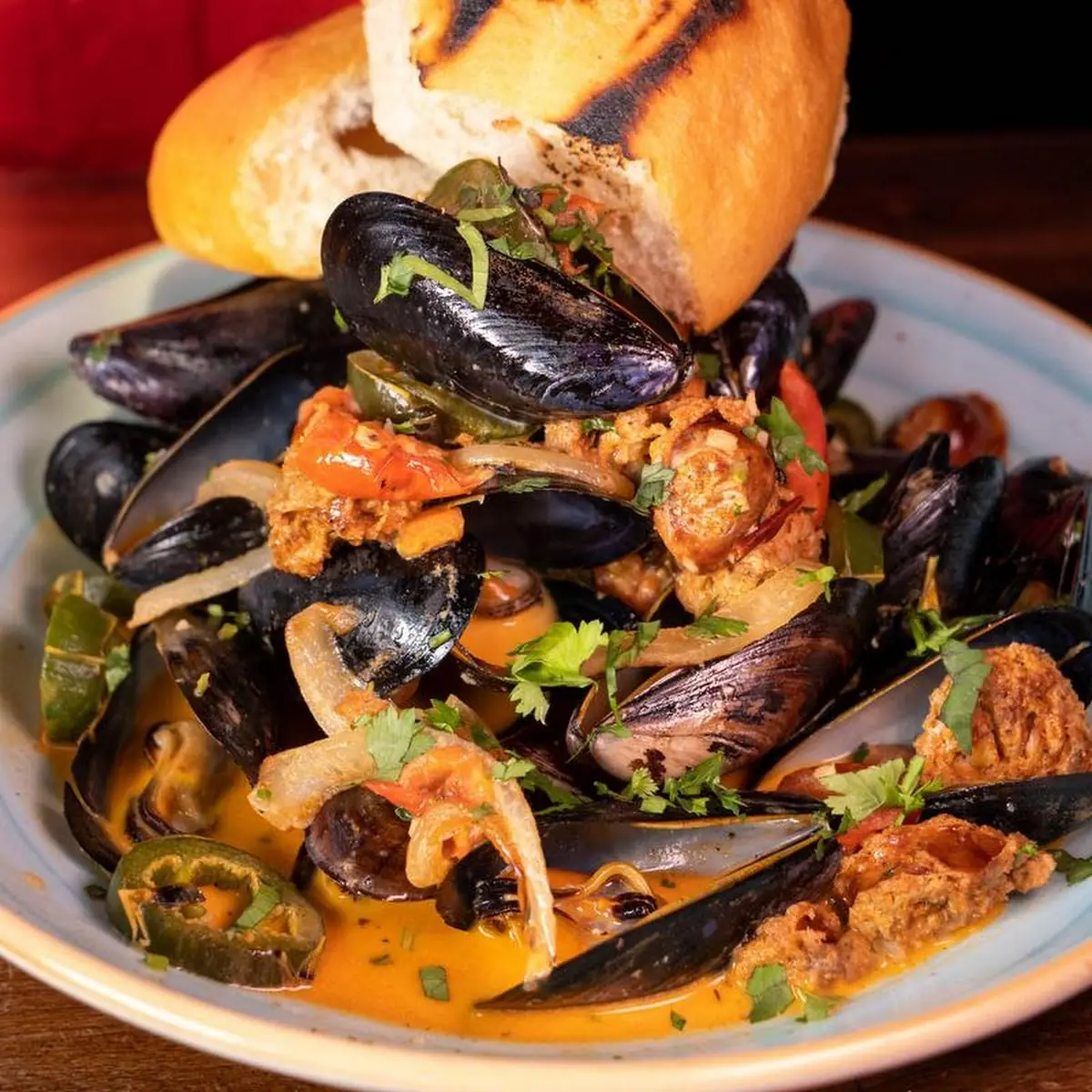 Mussels a La Mexicana