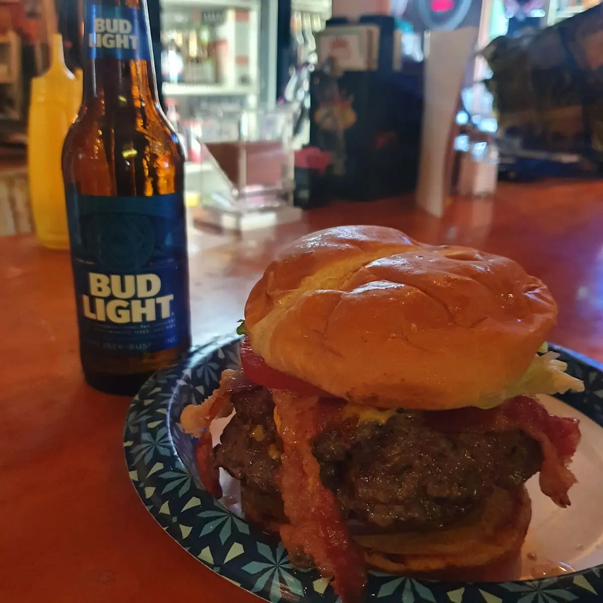 Double Cheeseburger with Bacon