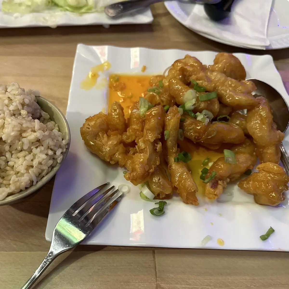 Lemon Chicken with Brown Rice