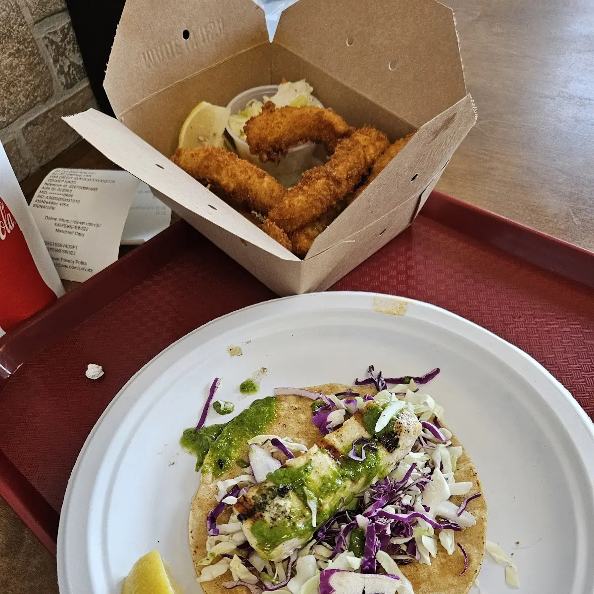 Beer Battered Local Rockfish Taco