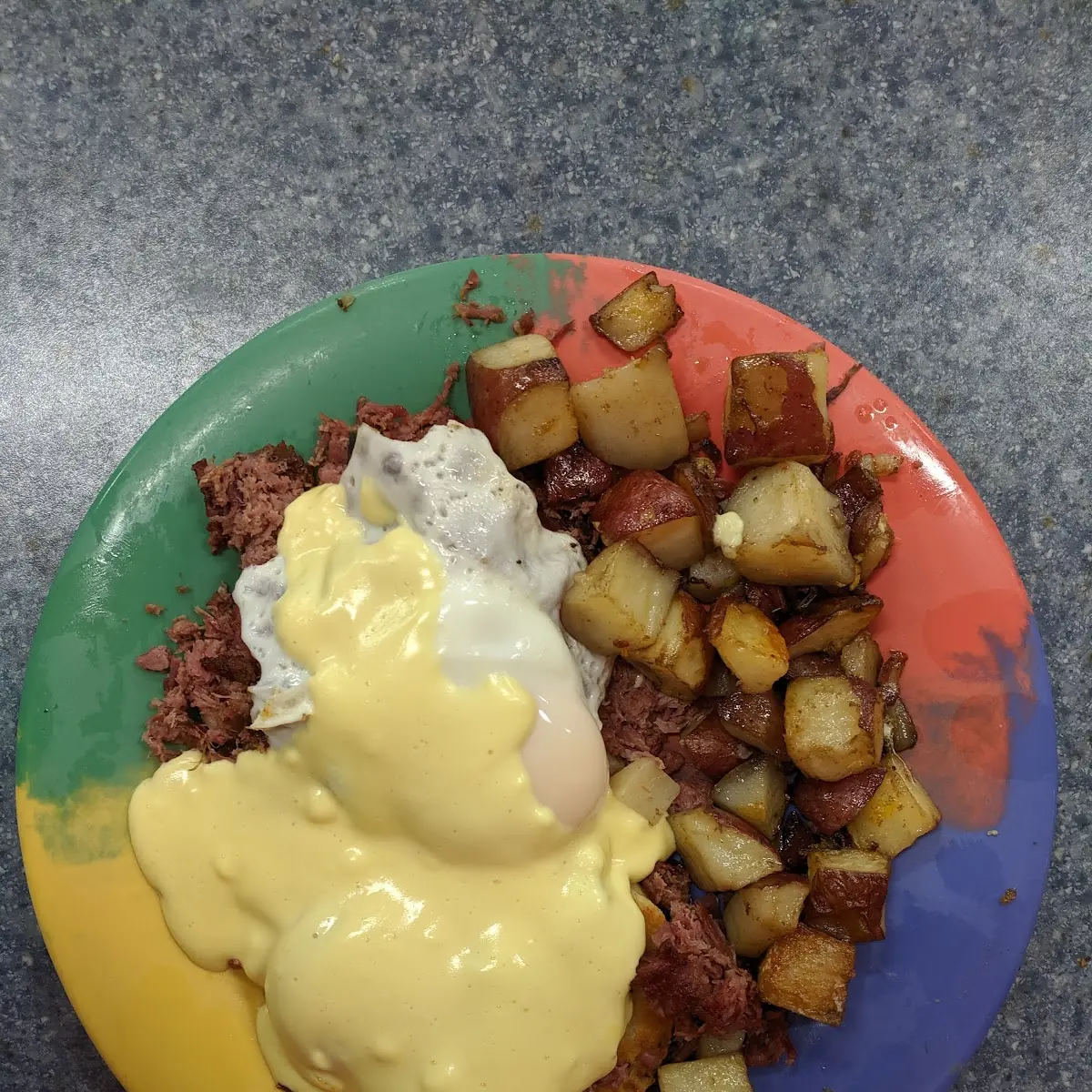 The Bacon Cheeseburger Omelet