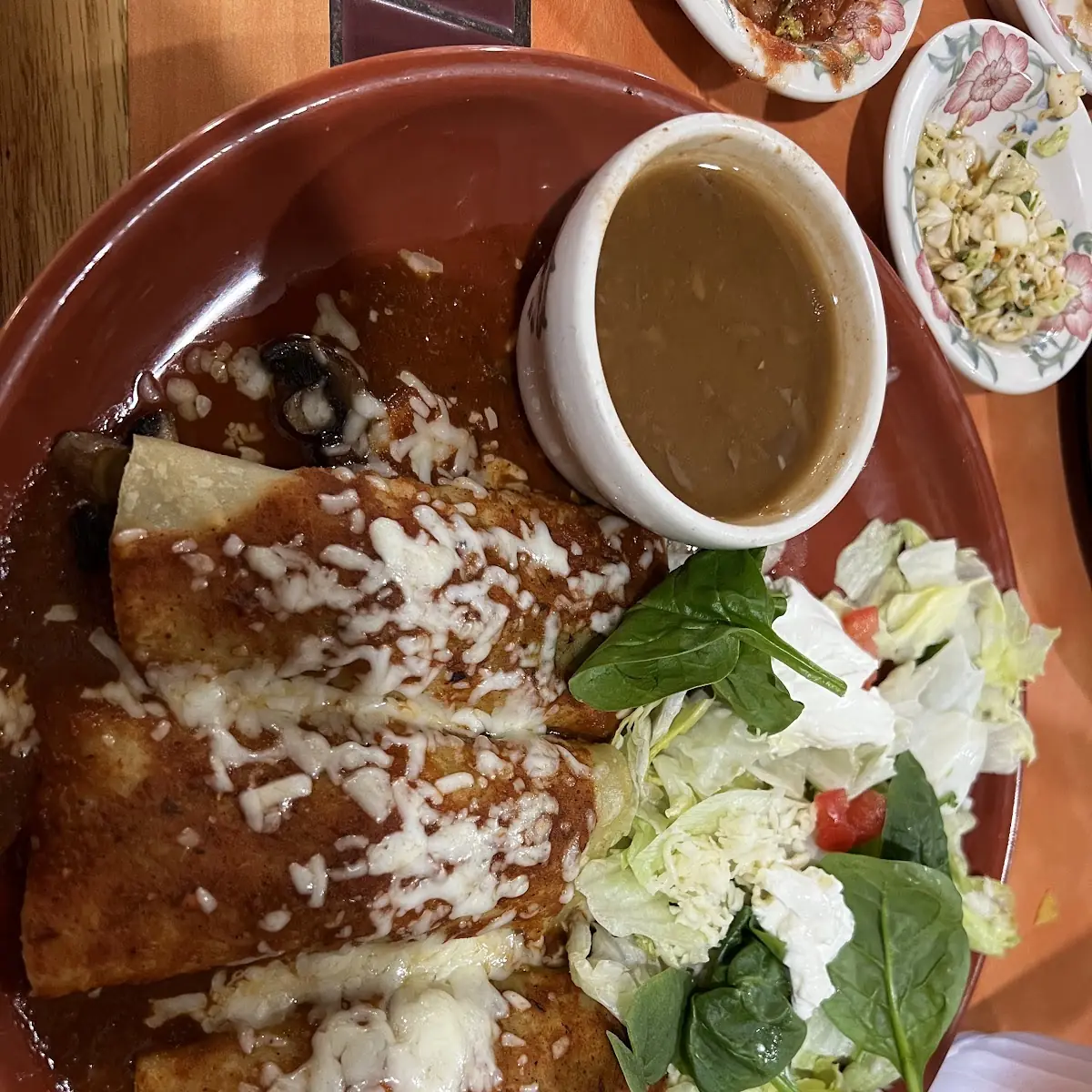 Spinach Enchiladas Verdes