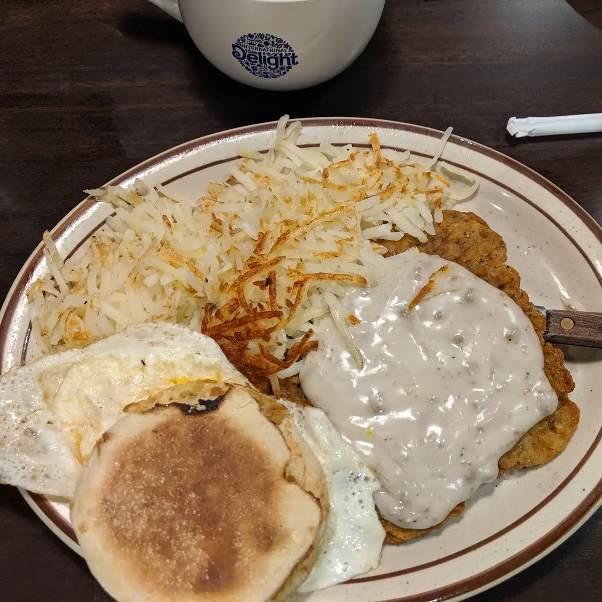 Chicken Fried Steak and Eggs