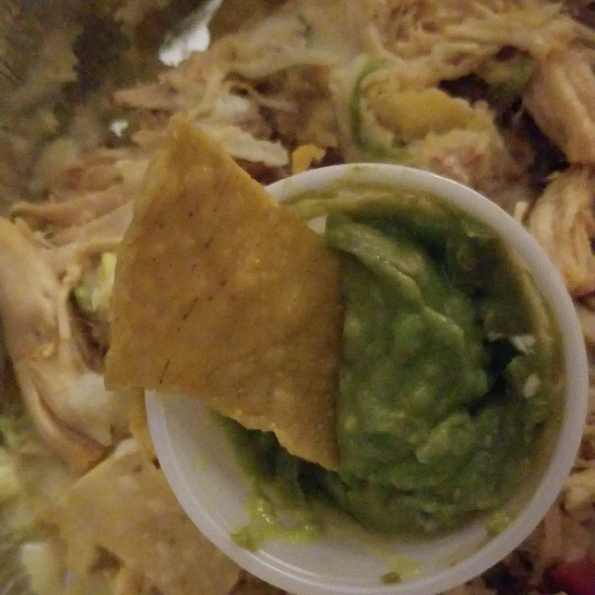 Chicken Nachos Supreme with Guacamole