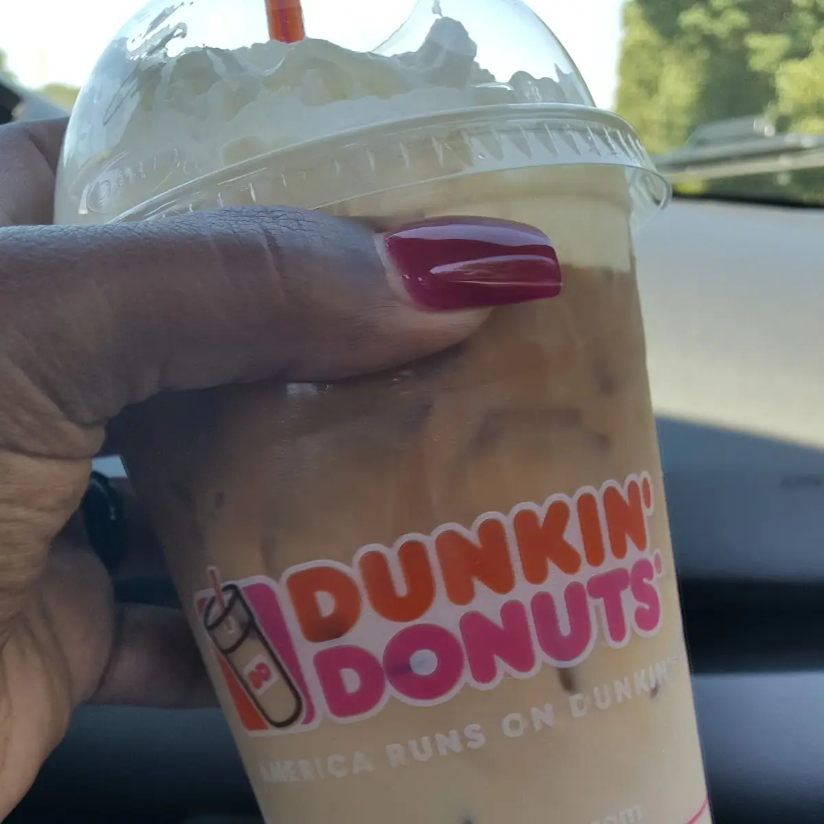 Salted Caramel Iced Macchiato