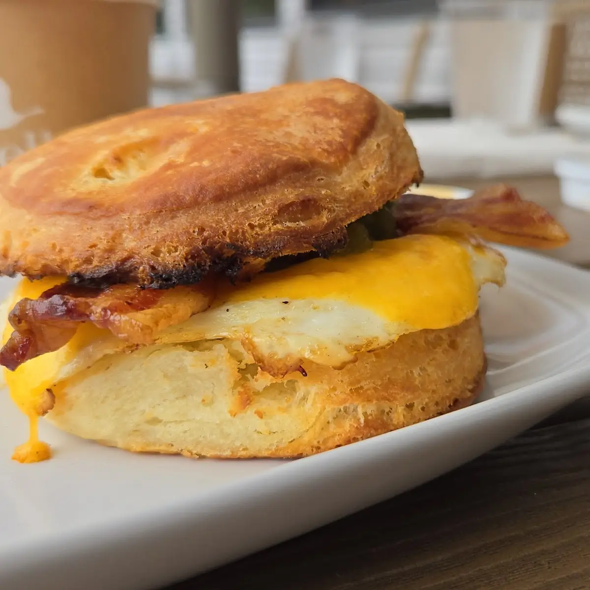 Bacon Egg and Cheese Biscuit