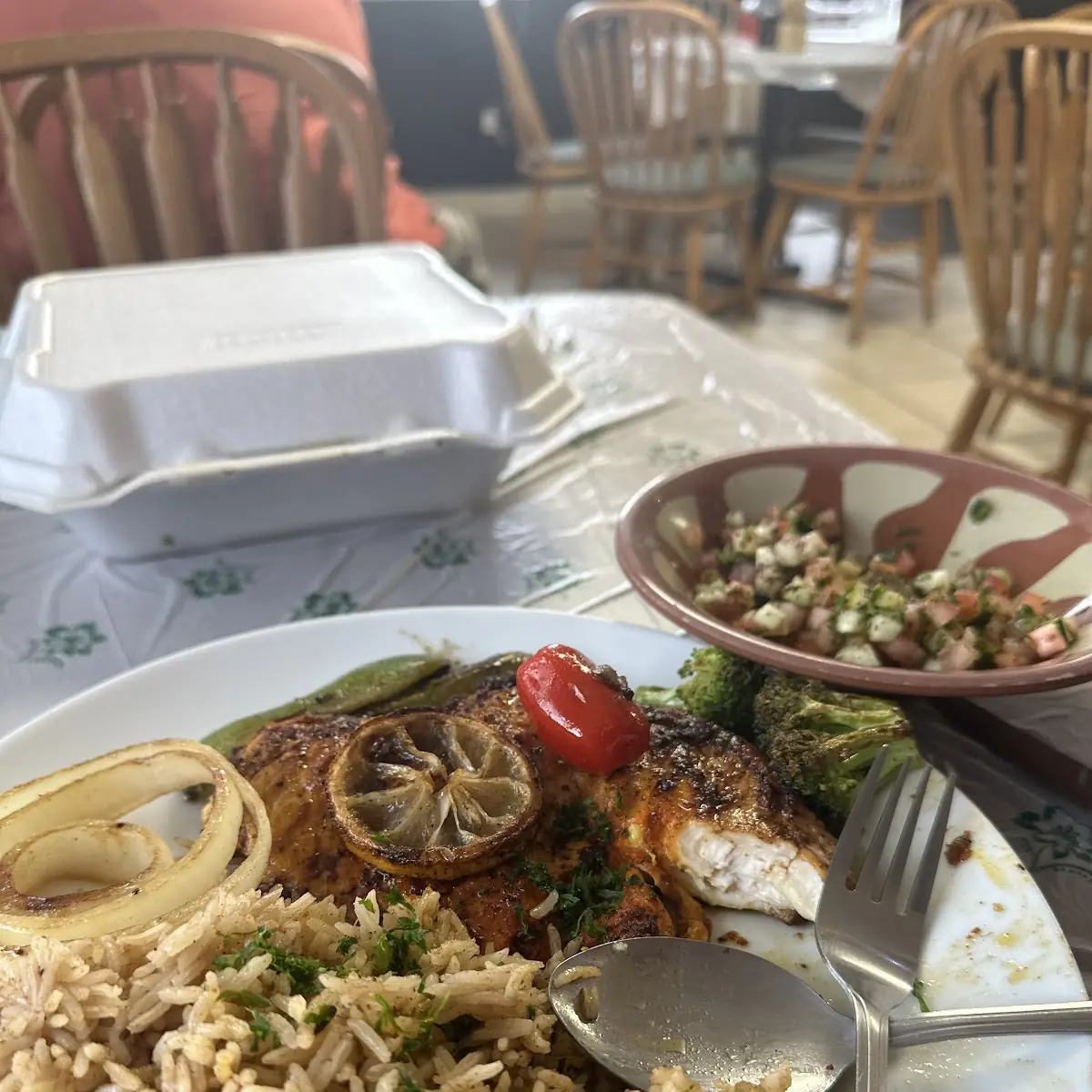 Boneless Grilled Chicken Breast with Salad