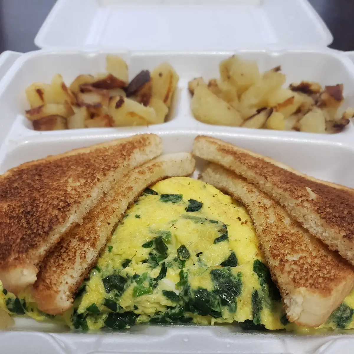 Spinach Omelette