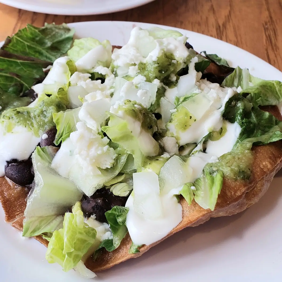 Black Bean Tostada