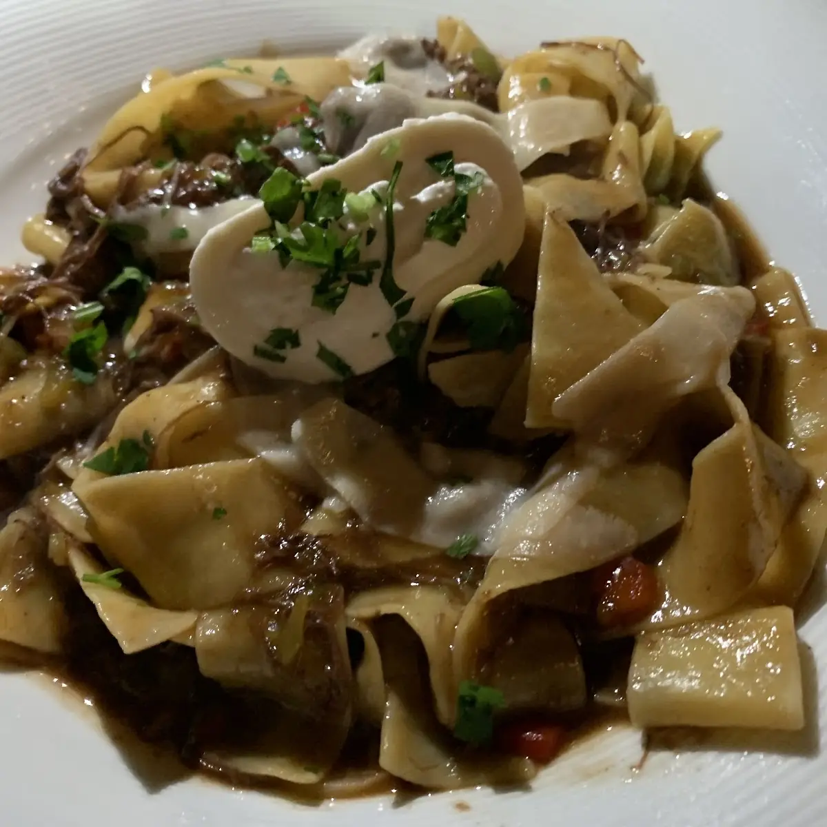 Braised Short Ribs Pappardelle