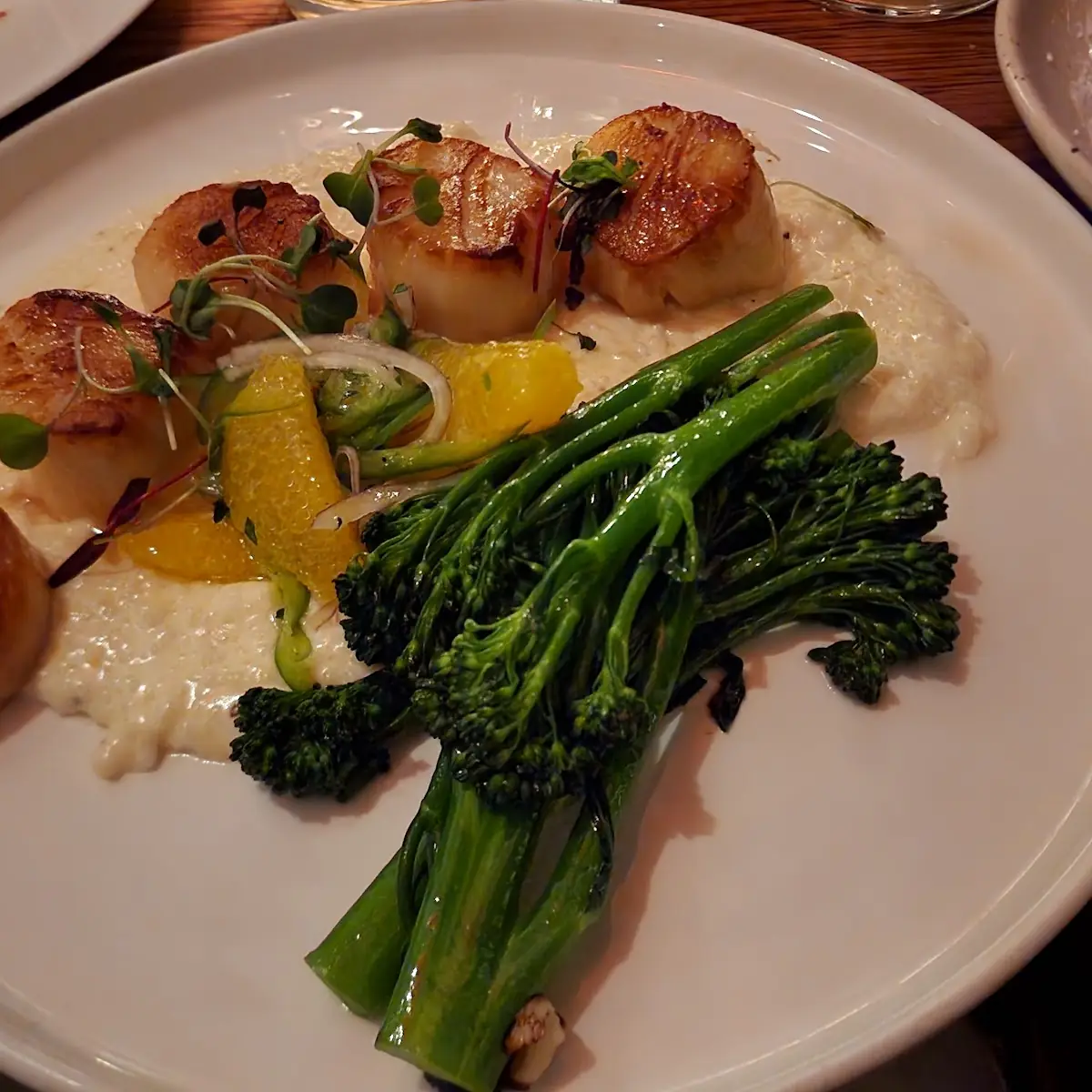 Pan Seared Scallops