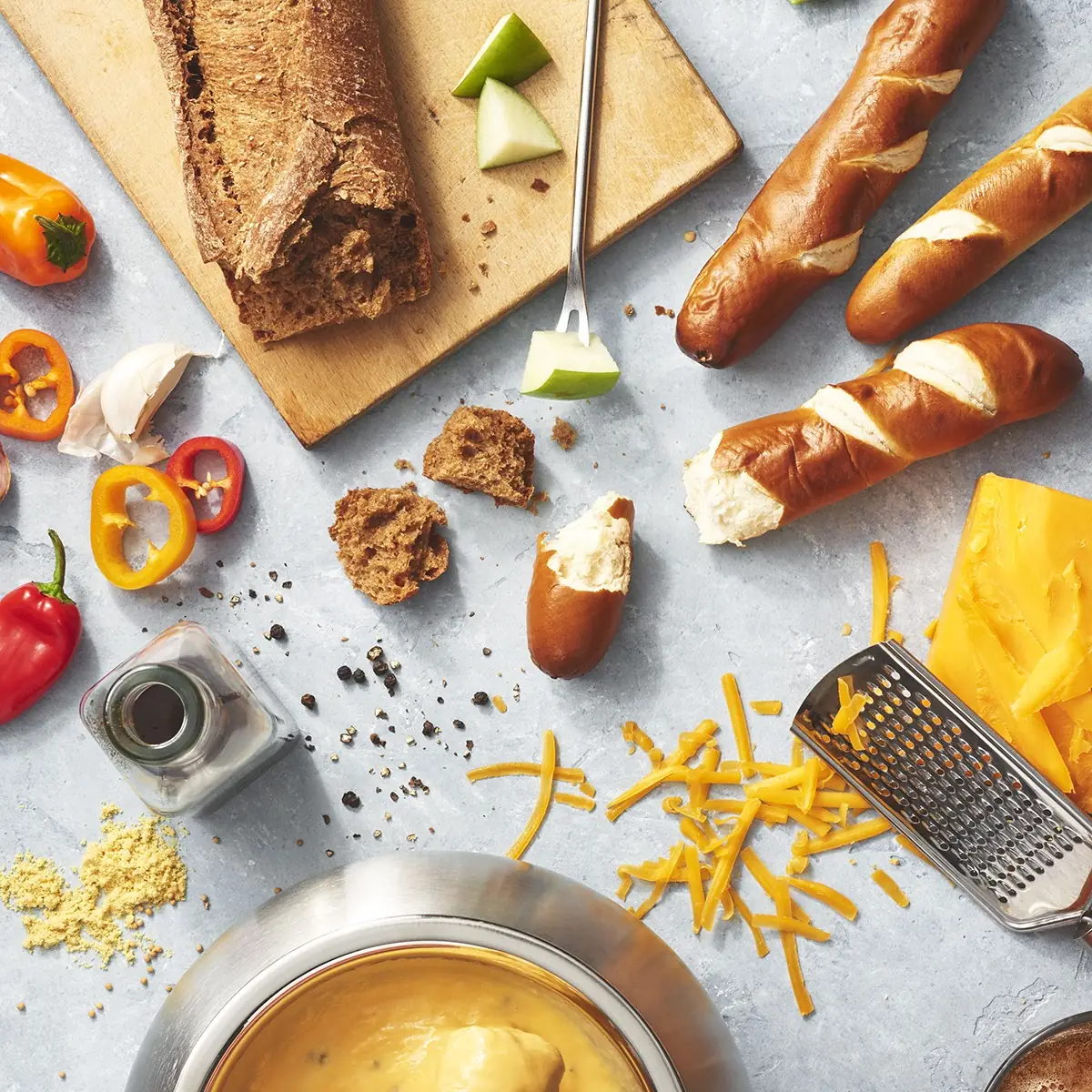 Vegan Cheese Fondue