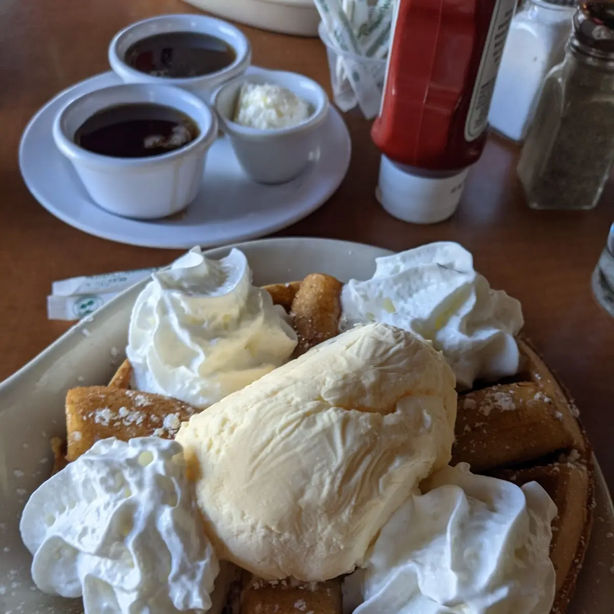 Banana Foster Waffle