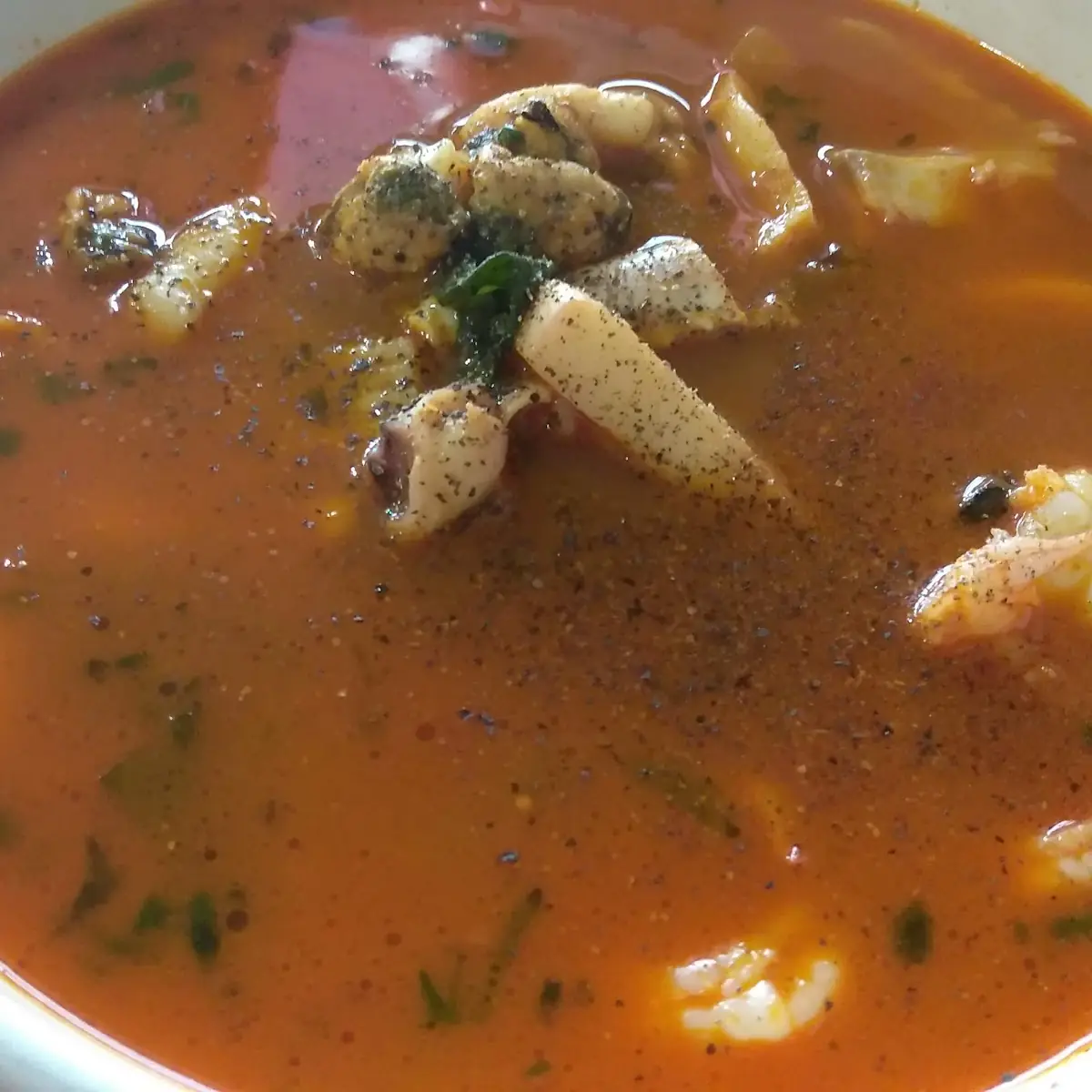 Seafood Soup Sopa De Mariscos