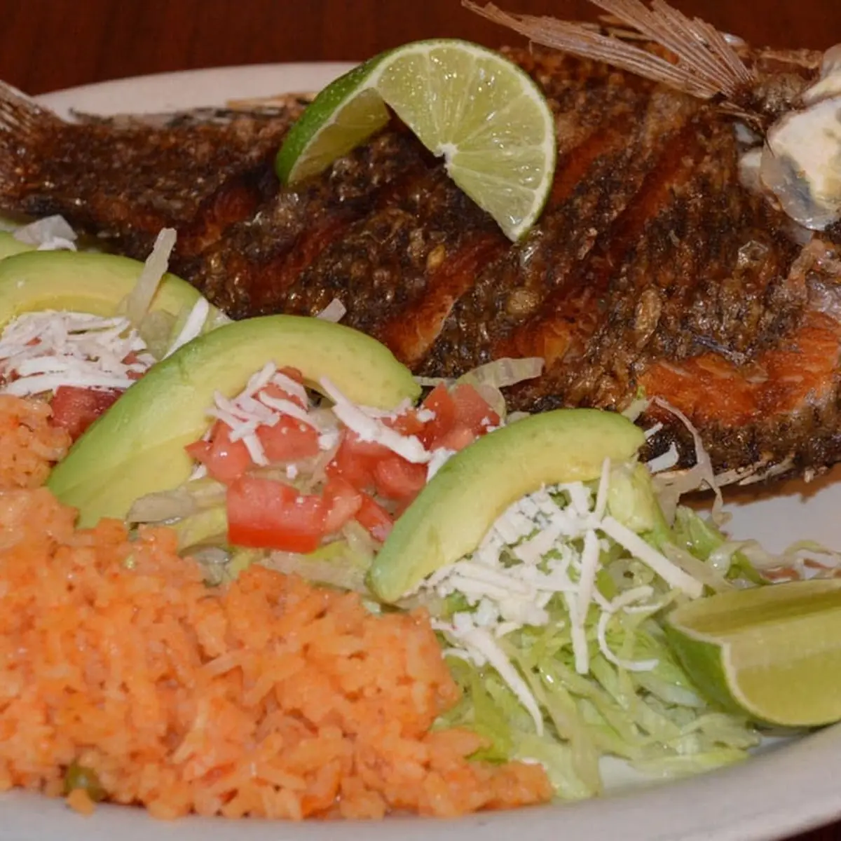 Whole Fried Tilapia Mojarra Frita