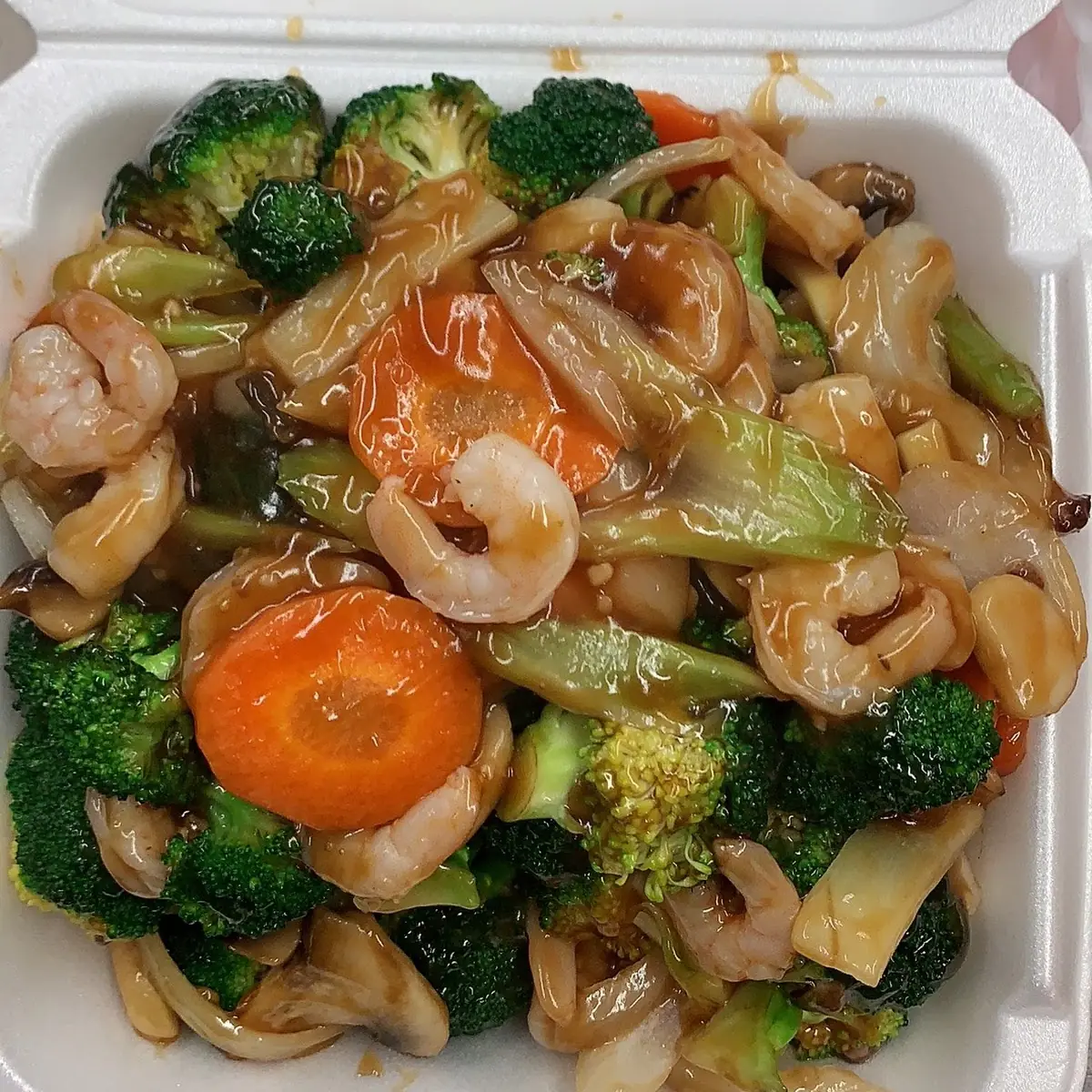 Shrimp w Mixed Veg