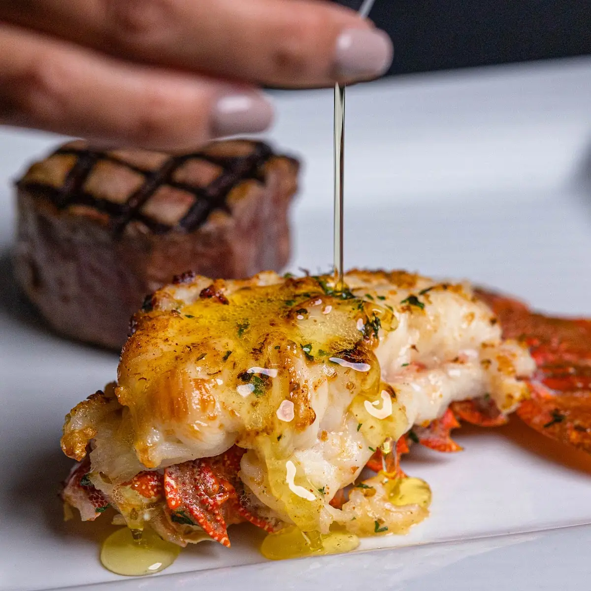 5oz Lobster Tail to Any Entrée