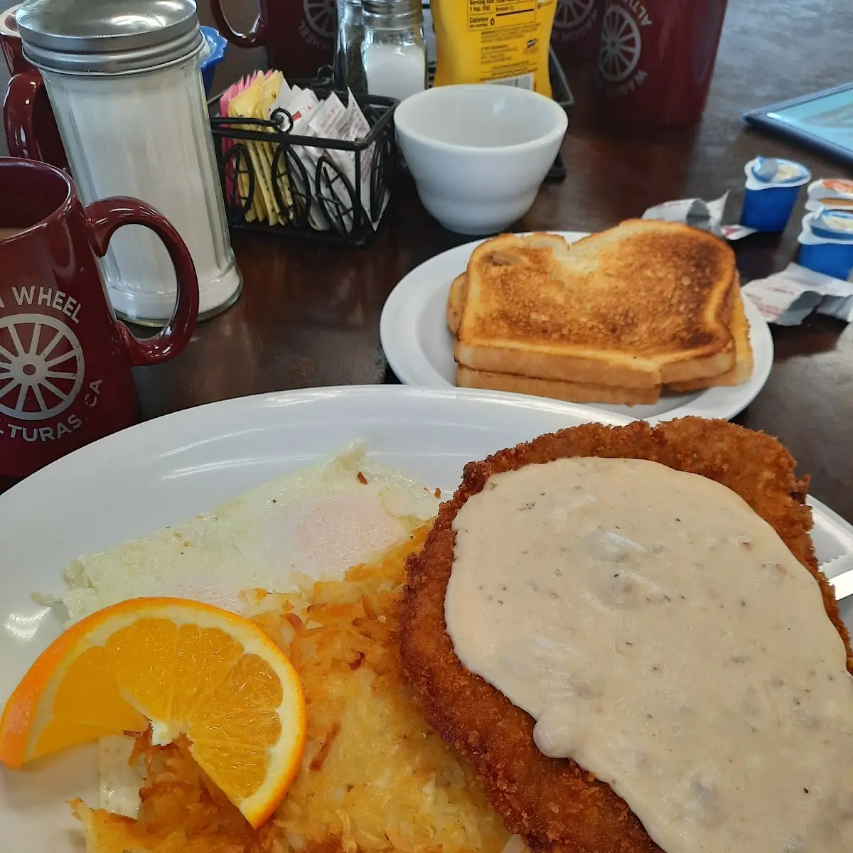Country Fried Steak and Eggs