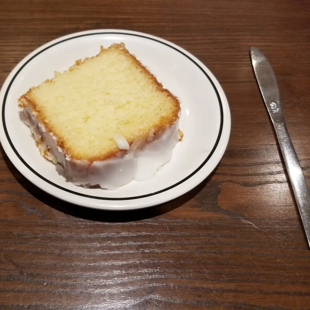Pound Cake Slice