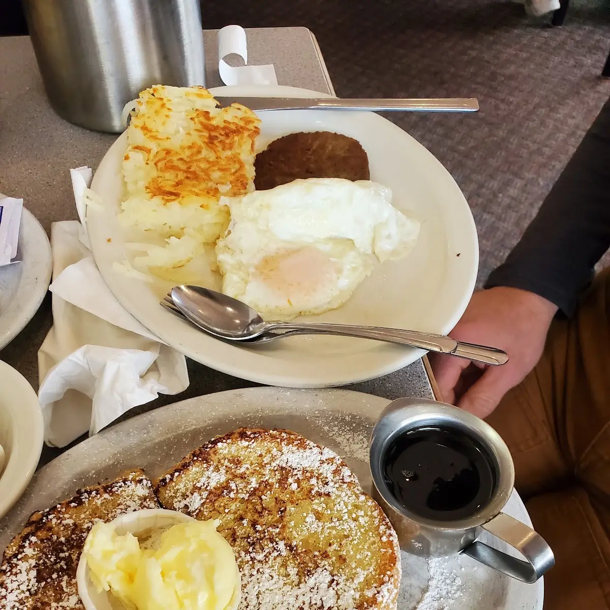 Poached Egg French Toast Platter