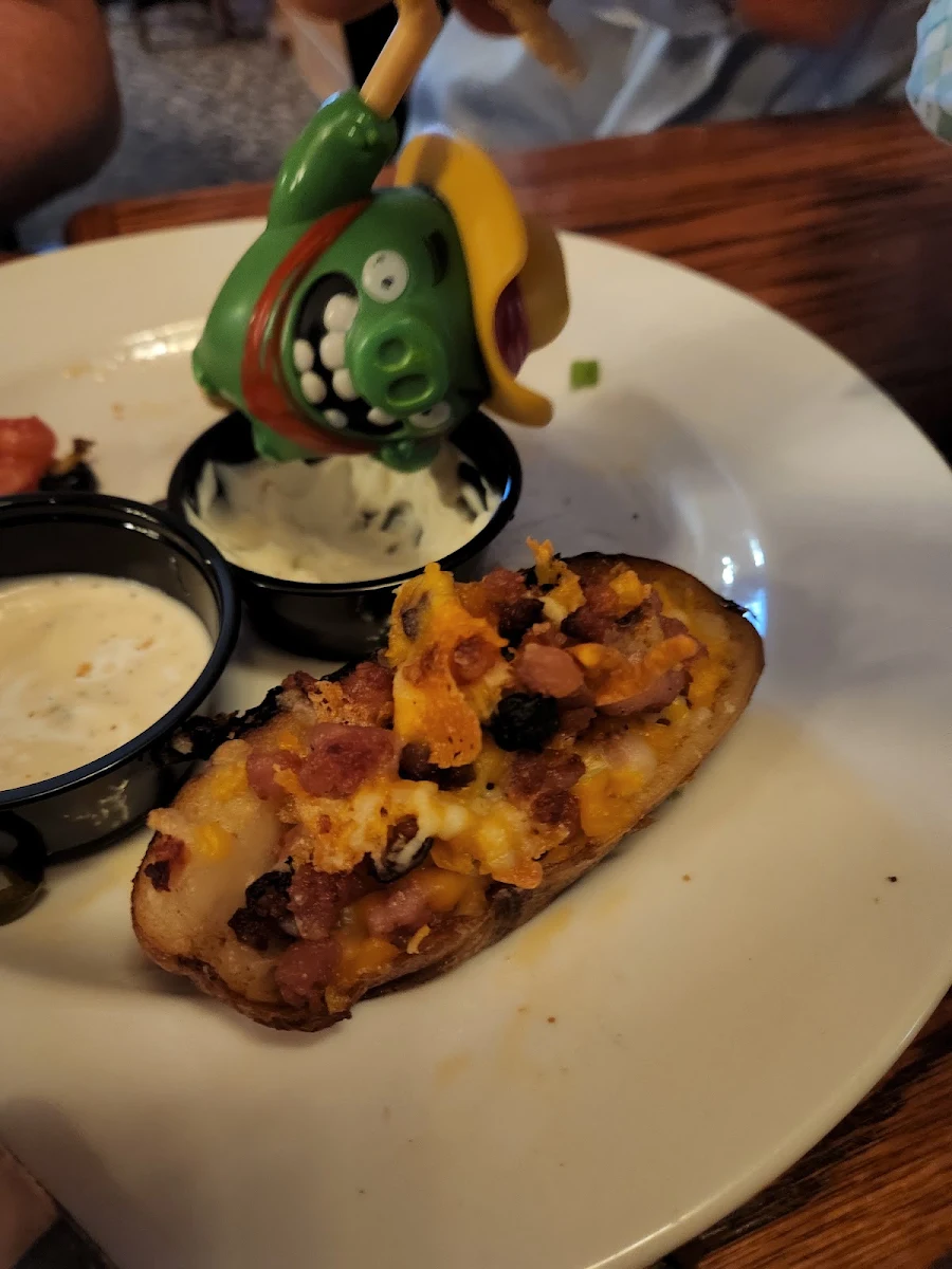 Potato Skins with Cheese
