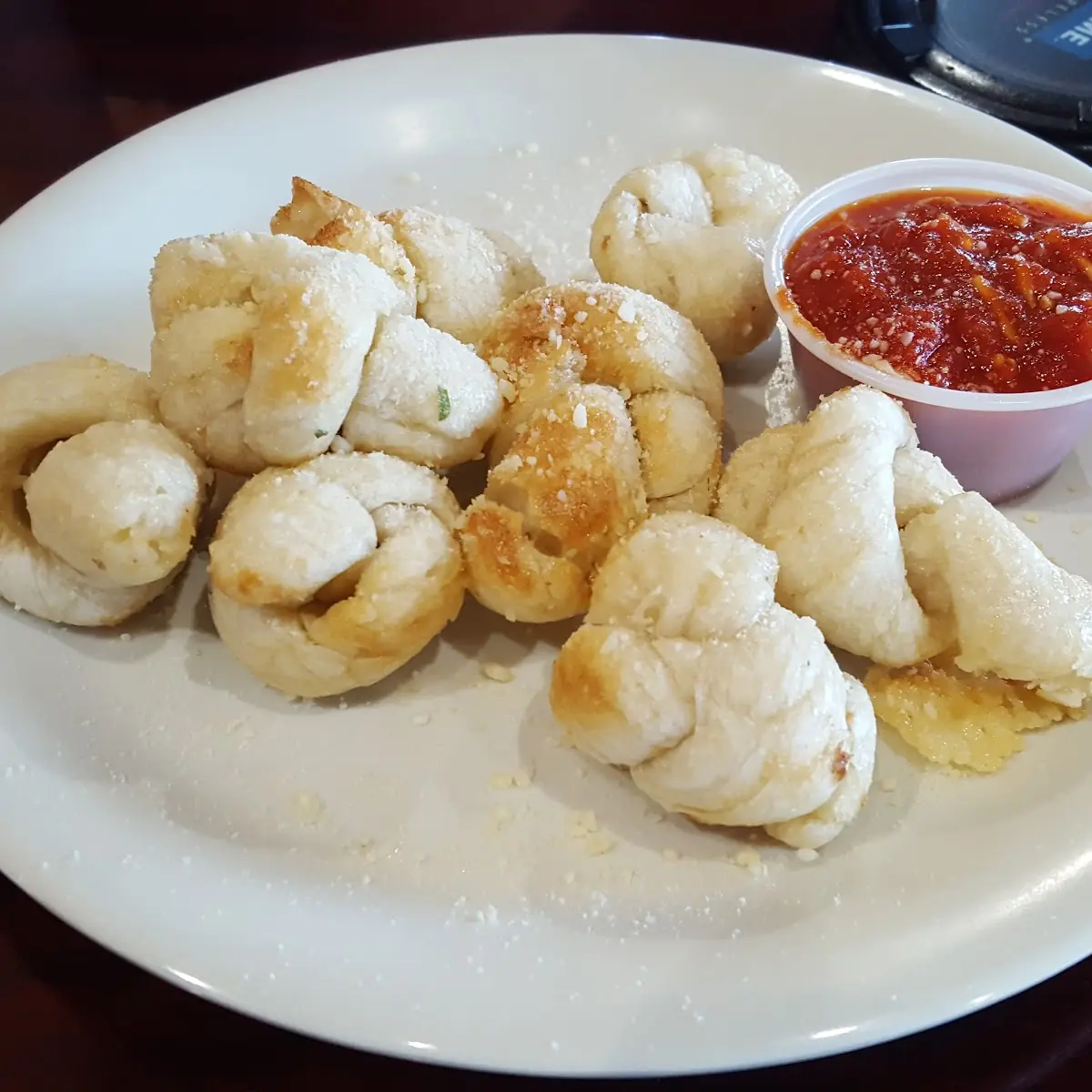 Garlic Parmesan Knots