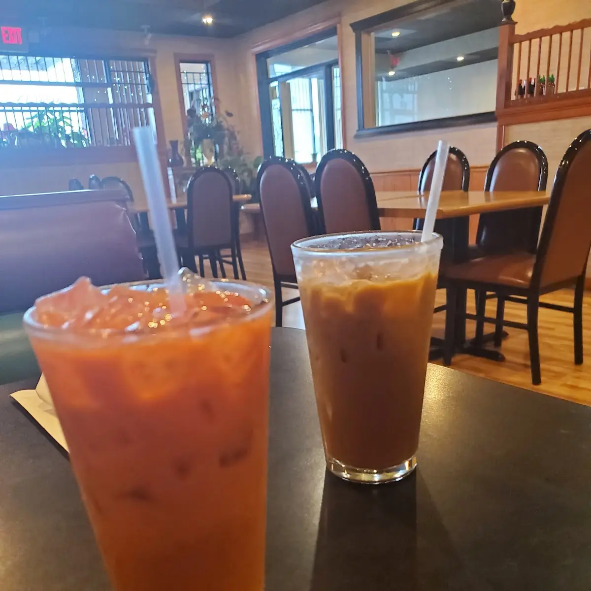 Cold Thai Tea and Thai Coffee