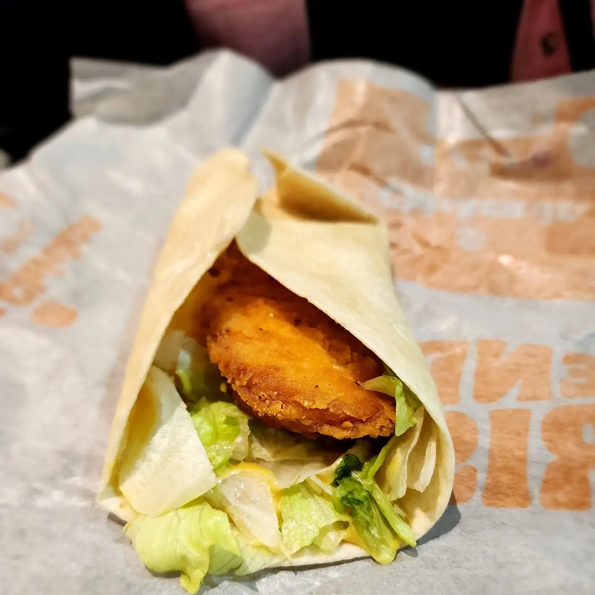Honey Mustard Chicken Wrap